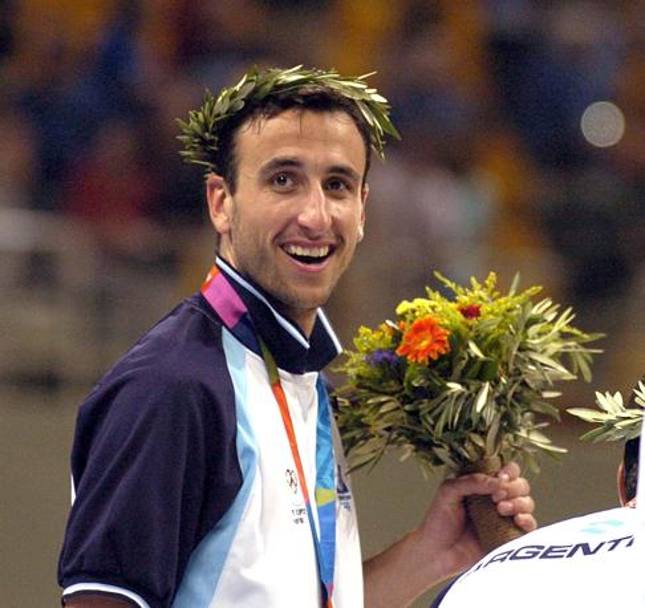 Con l&#39;Argentina, Ginobili conquista l&#39;oro olimpico ad Atene 2004. OMEGA